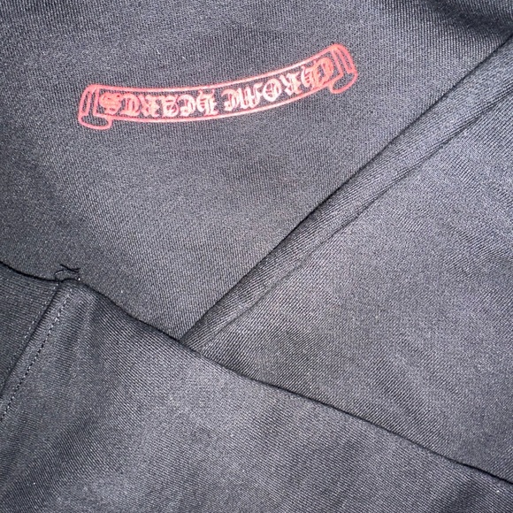 Chrome Hearts x Deadly Doll Online Exclusive Hoodie 'Black/Red' - Picture 8 of 8